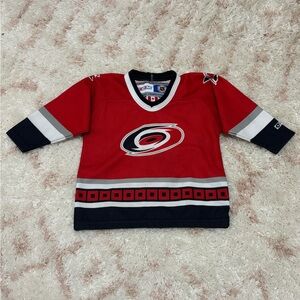CCM Kids Red and Black Hockey Jersey